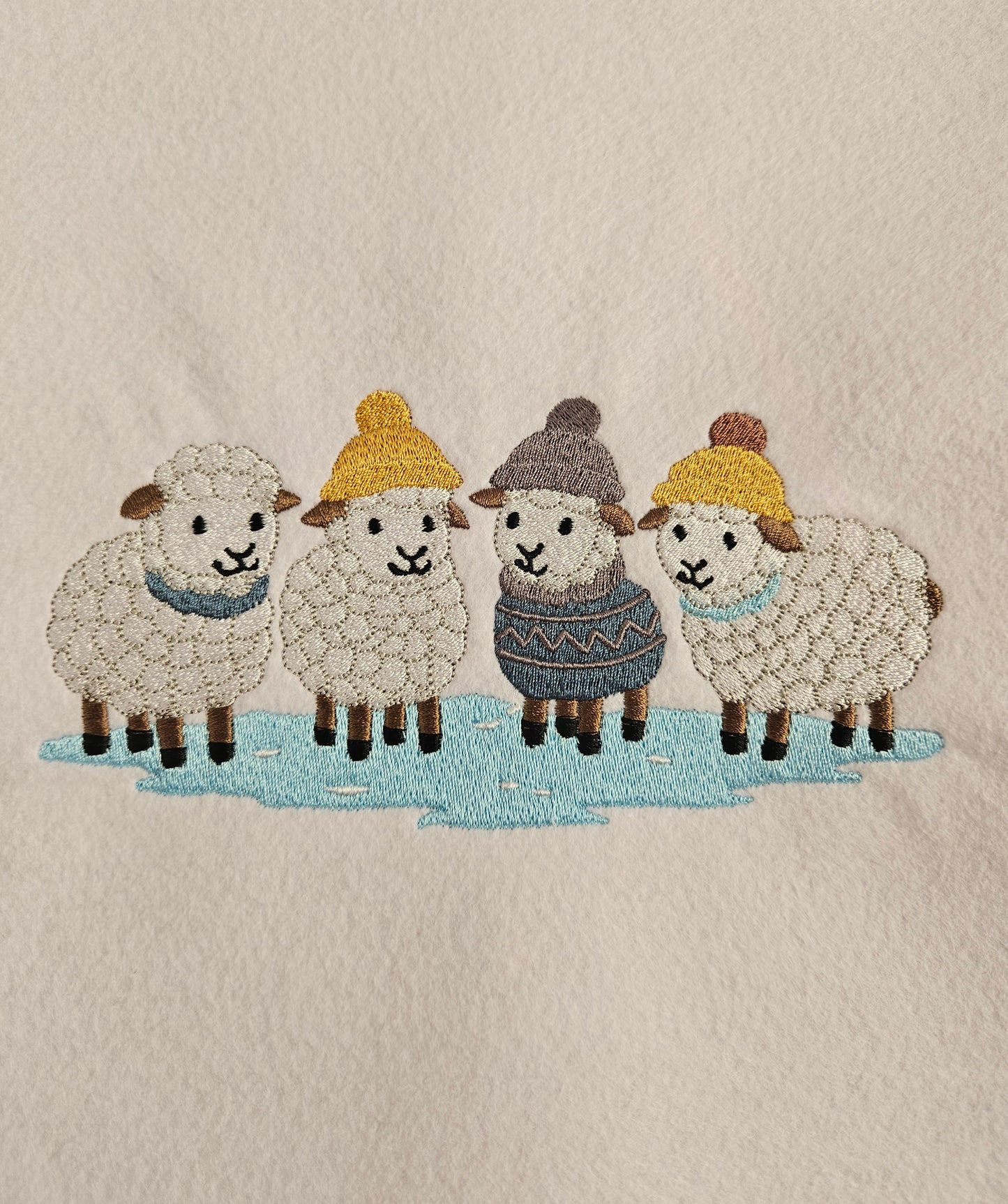 Cute Sheep Embroidered Sweatshirt | Cozy Farm Animal Hoodie or Crewneck | Gildan | Made to Order | 11 Colors Available
