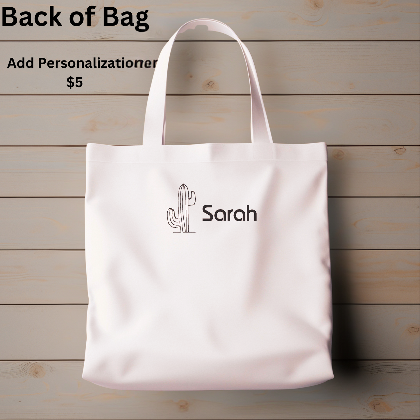 Personalized Embroidered Canvas Book Bag Reusable Grocery Sack Custom Shopping Bag Canvas Book Tote Mother's Day Gift