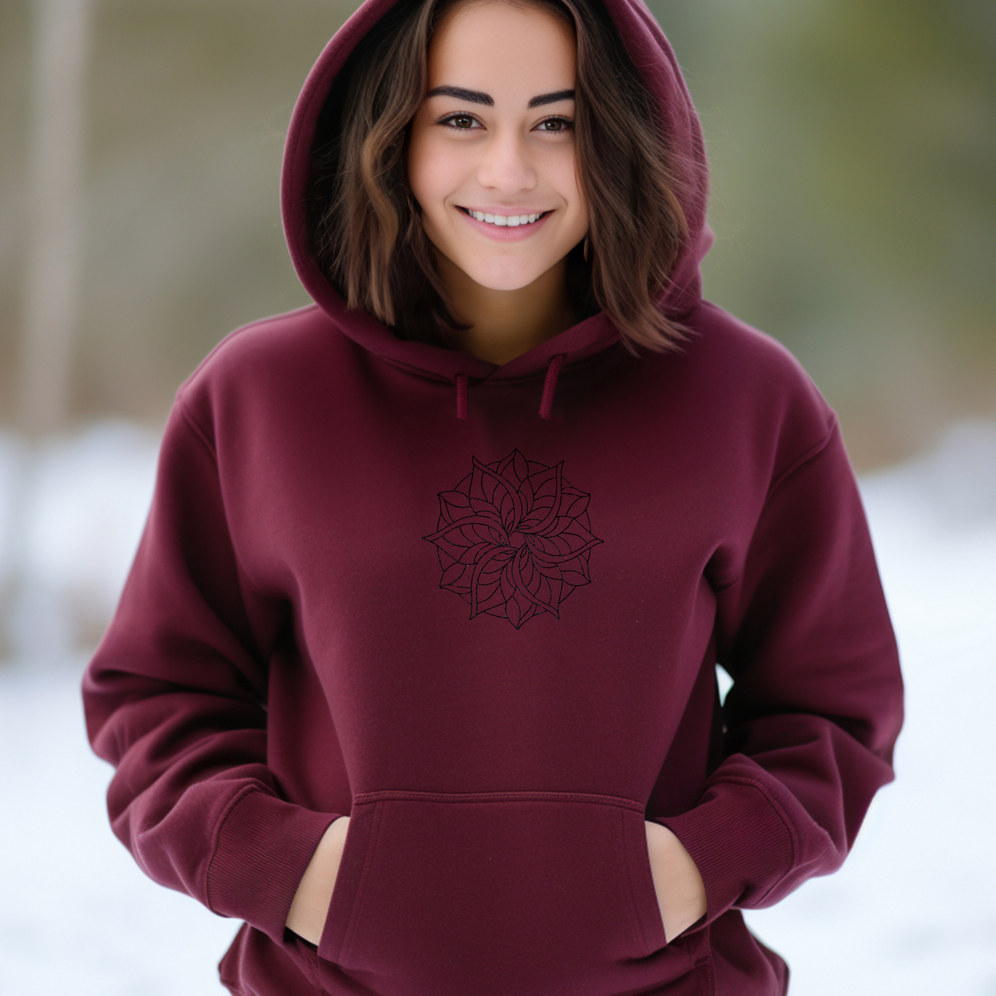 Embroidered Sweatshirt Fun Womens Sweater Gift Comfy Pullover Unisex Hoodie Embroidered Custom Crewneck Sweatshirt for Mom