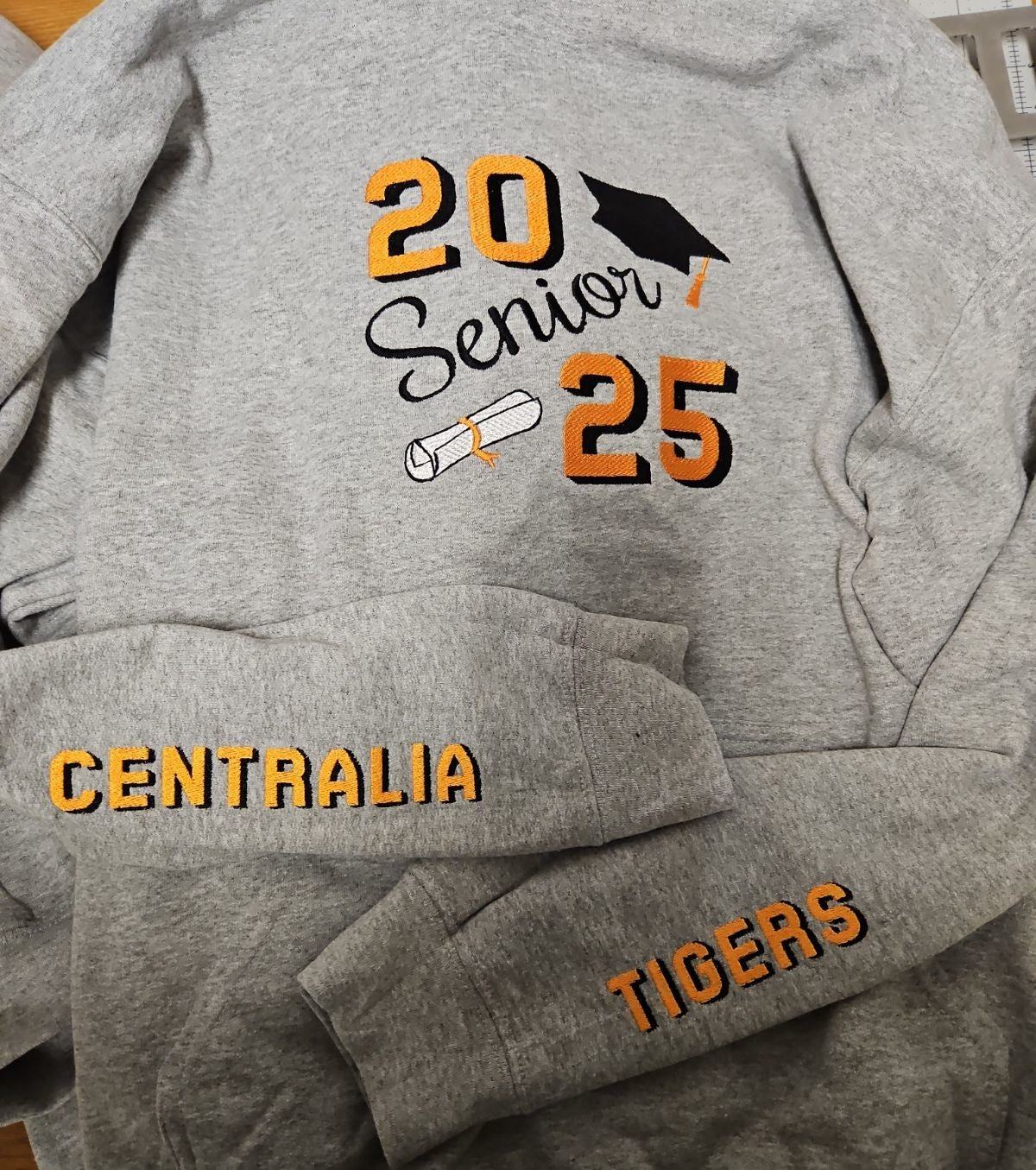 Personalized Embroidered Sweatshirt Senior Gift Soft Comfy Pullover Present Unisex Hoodie Custom Crewneck Birthday Present Graduation Shirt