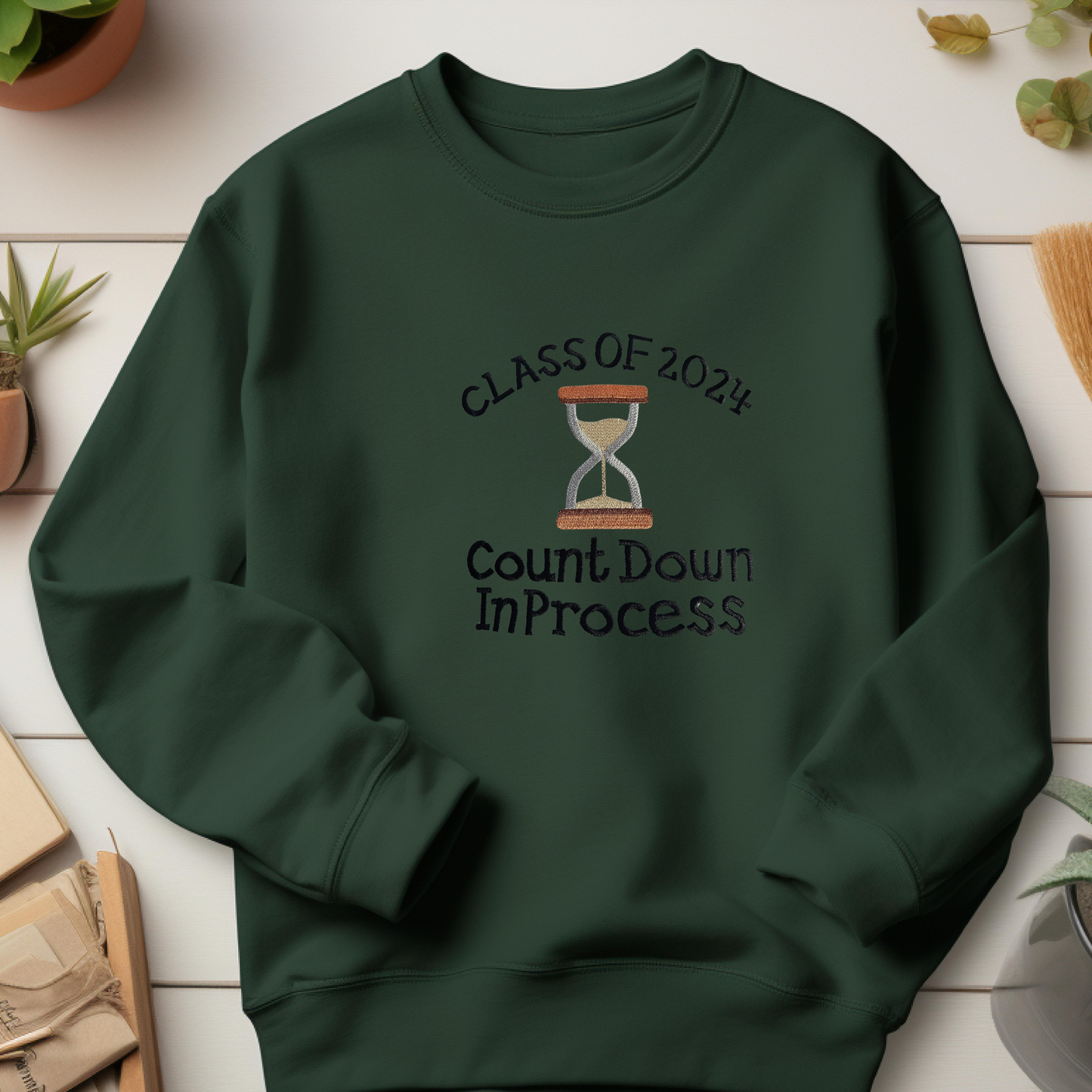Embroidered Sweatshirt Class Gift Soft Comfy Teen Sweater Present Unisex Hoodie Custom Crewneck Sweatshirt School Senior Gift