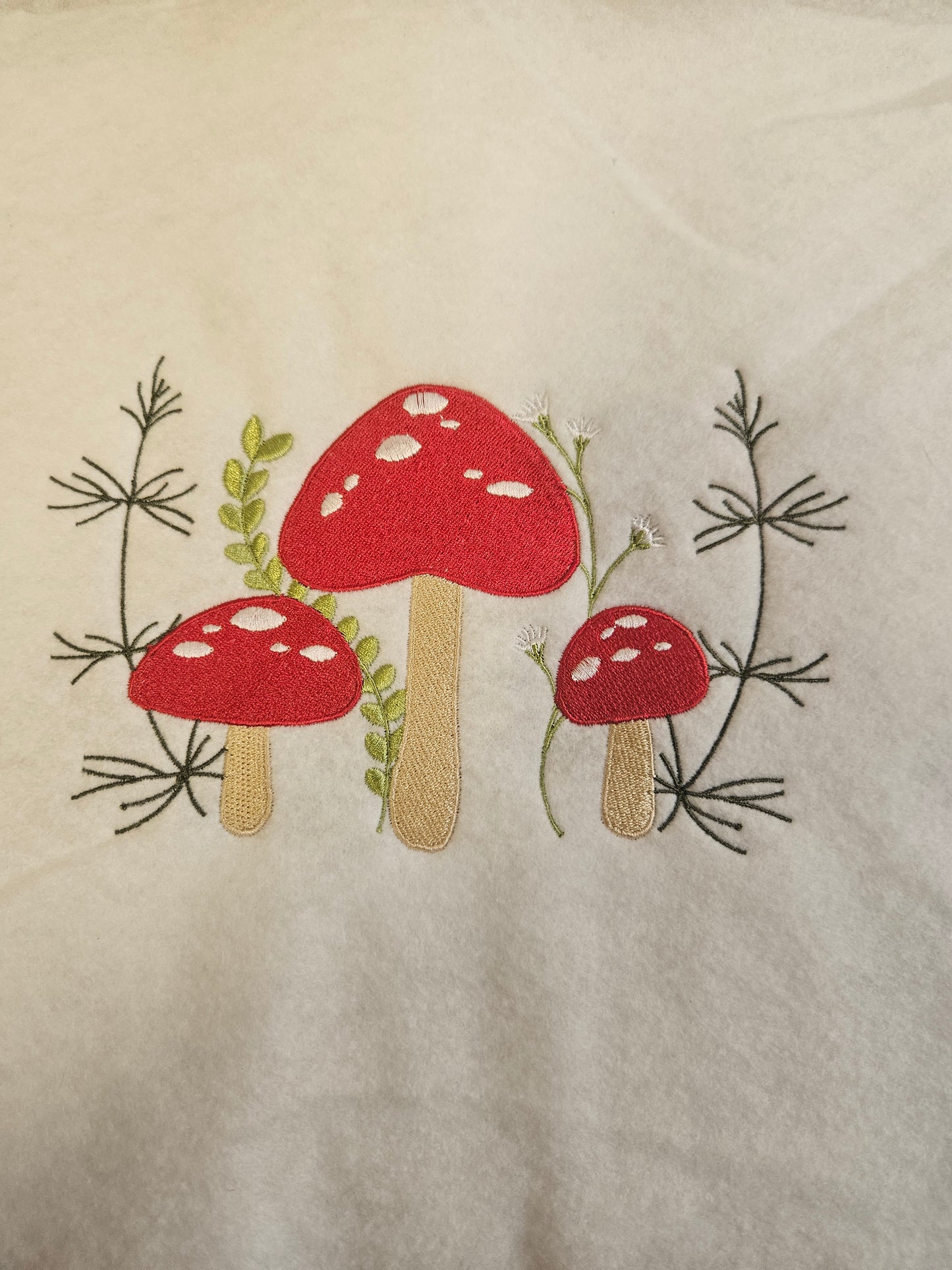 Cottagecore Mushroom Crewneck | Cozy Forest Embroidered Sweatshirt | 11 Colors