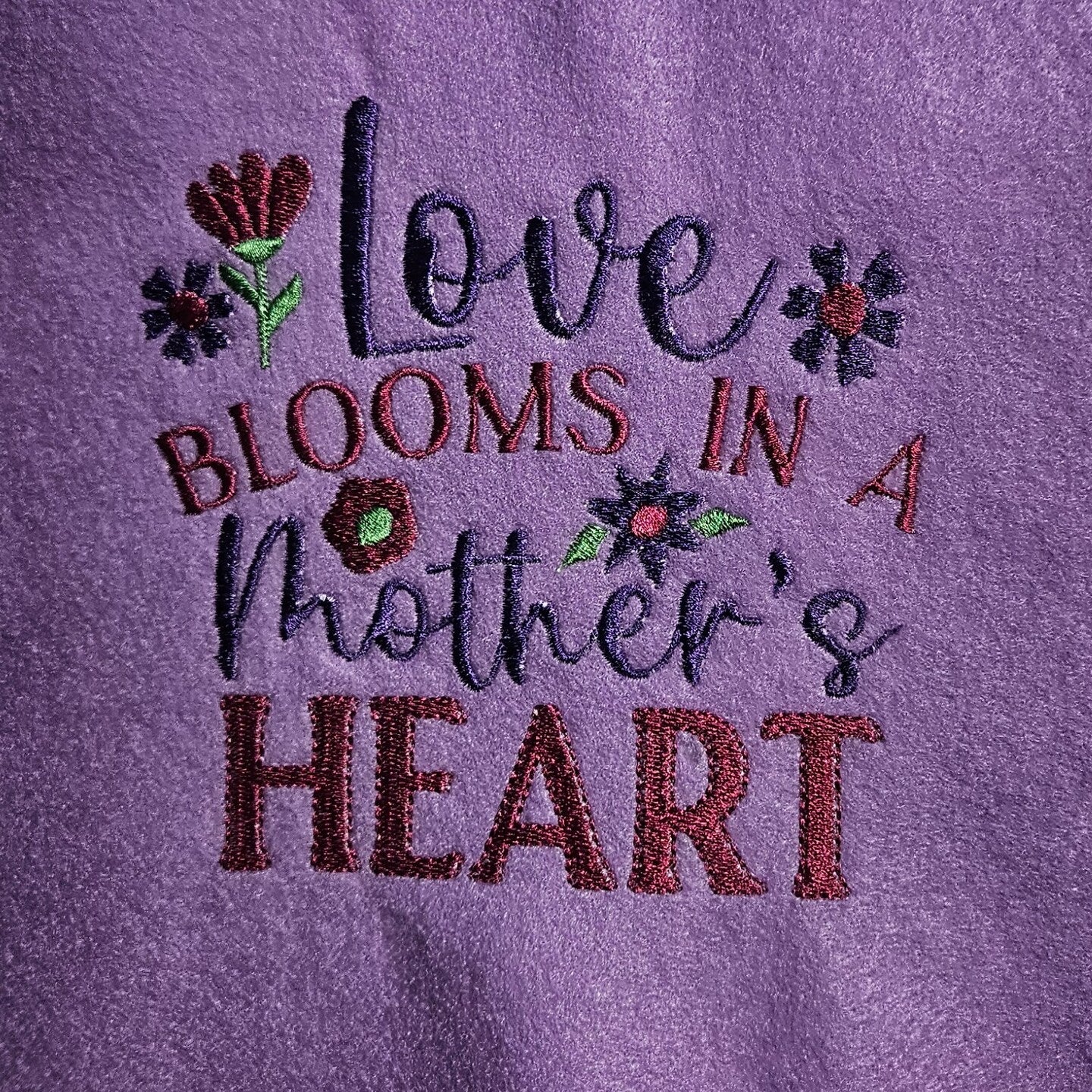 Embroidered Sweatshirt Love Blooms Mother's Day Gift Soft Comfy Sweater Present Unisex Hoodie Custom Crewneck Sweatshirt