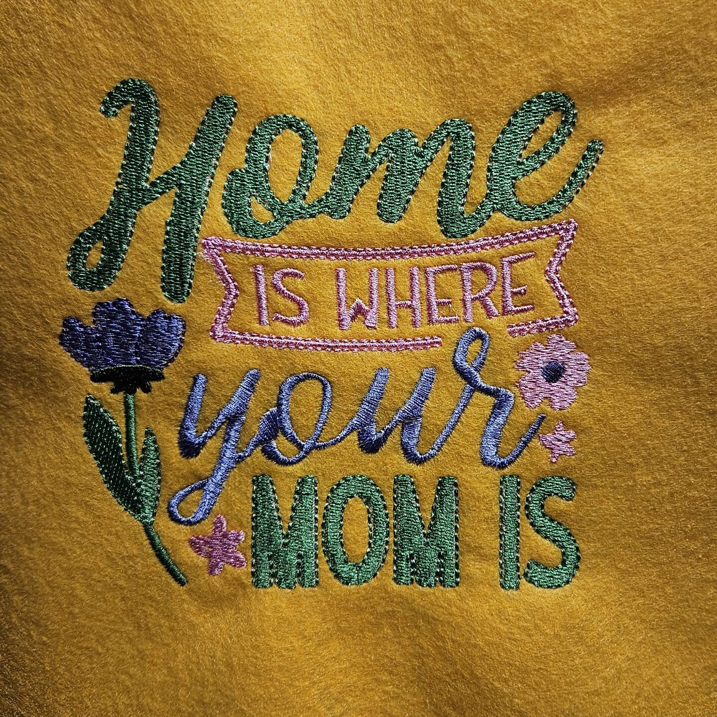 Embroidered Sweatshirt Home Is Where Mother's Day Gift Soft Comfy Sweater Present Unisex Hoodie Custom Crewneck Sweatshirt