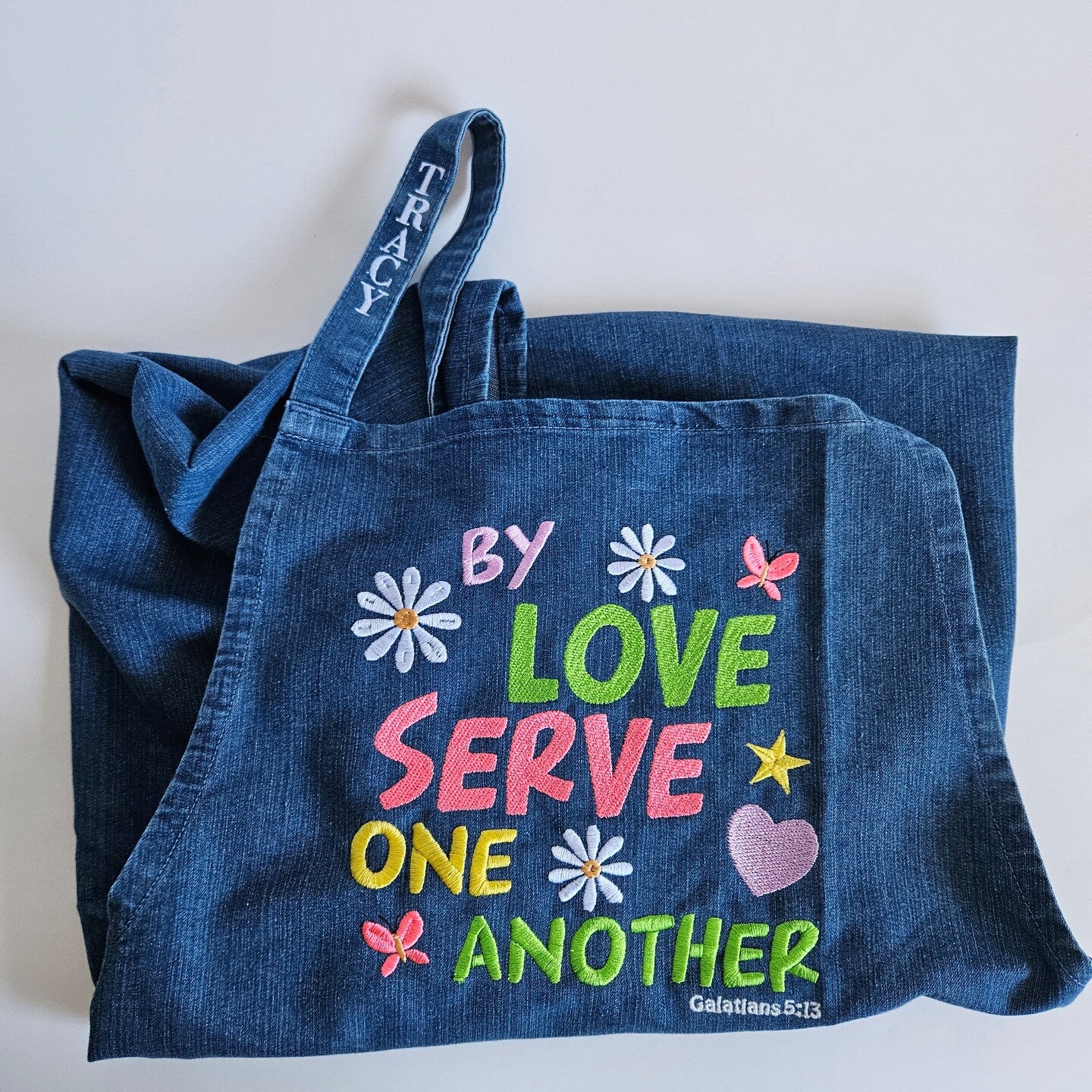 Custom Embroidered Apron Cute Kitchen Apron Gift for Cook Bible Verse Apron