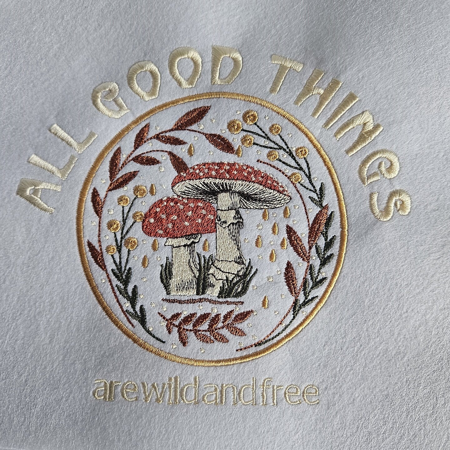 Embroidered Sweatshirt All Good Things Mother's or Father's Day Sweater Gift Cute Comfy Pullover Present Unisex Hoodie Custom Crewneck