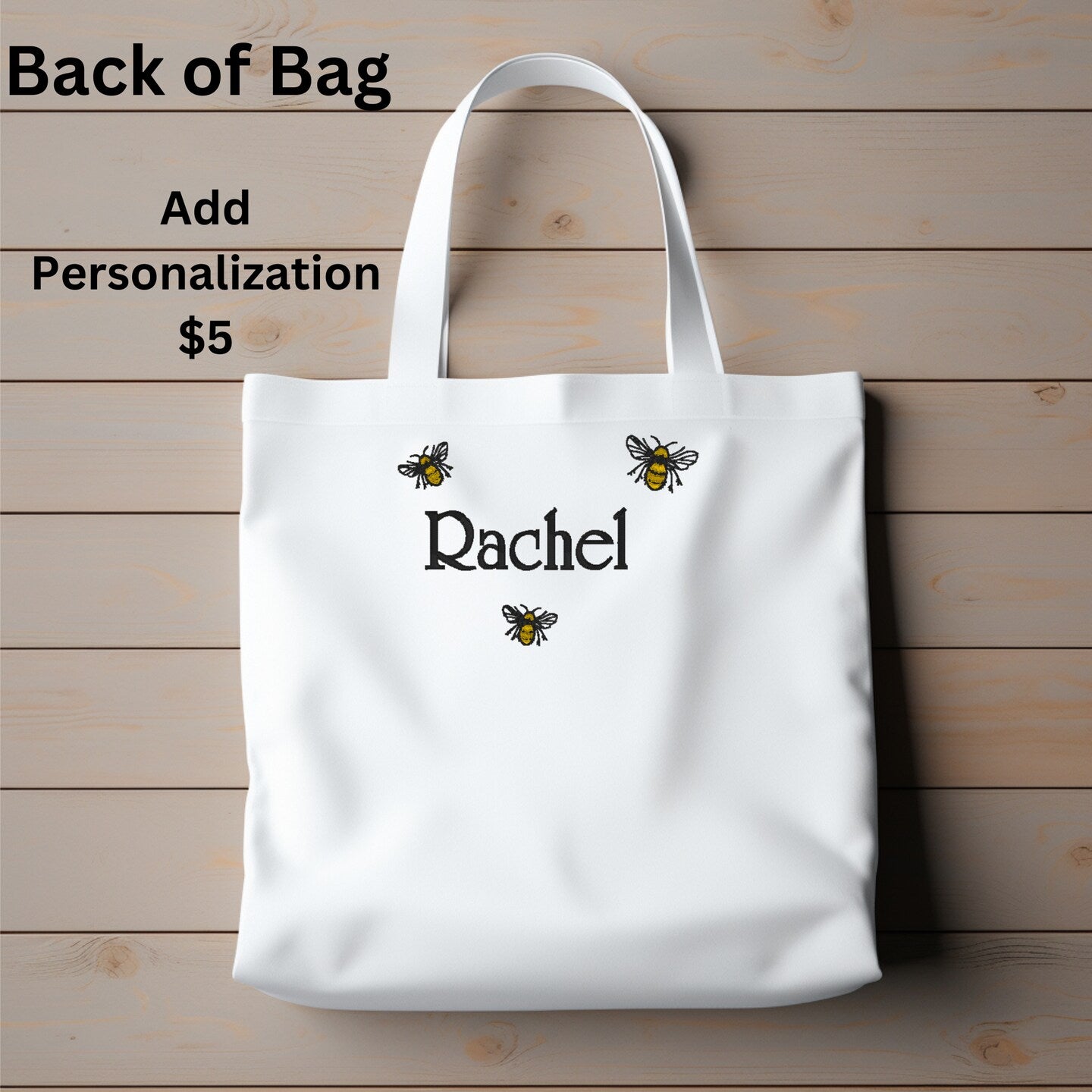 Personalized Embroidered Best Friends Canvas Book Bag Reusable Grocery Sack Custom Shopping Bag Canvas Book Tote Mother's Day Gift