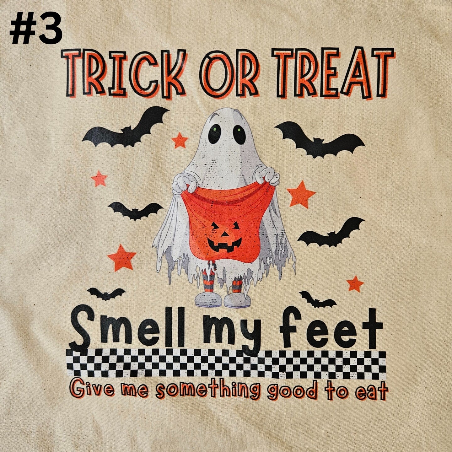 Halloween Trick or Treat Bags with Printed Design - Perfect for Candy Hauls!