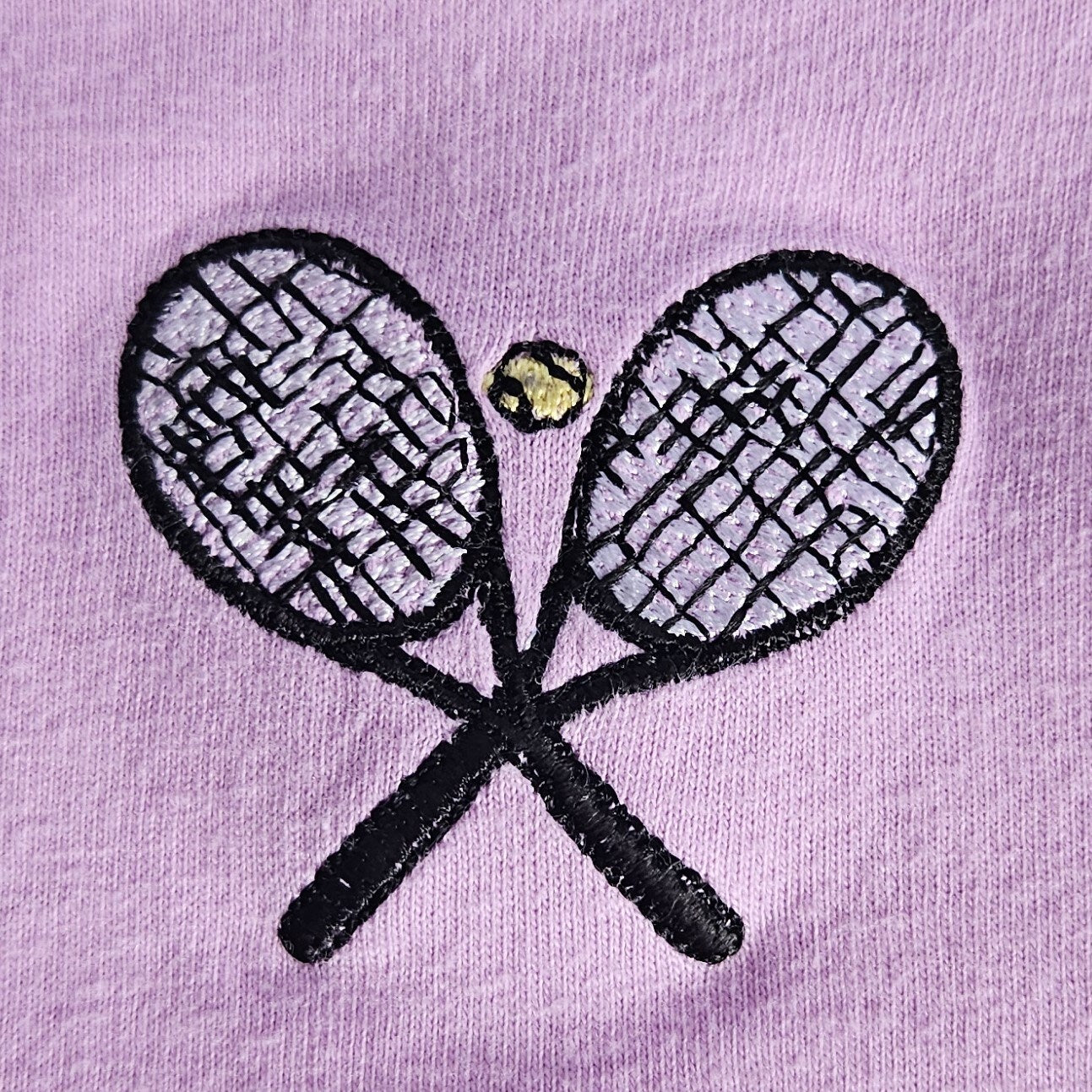 Embroidered Tennis Rackets Tank Top Womens Tank Shirt Gift Unisex Comfy Pullover Shirt Teen Present Embroidered Custom Crewneck Tank Top