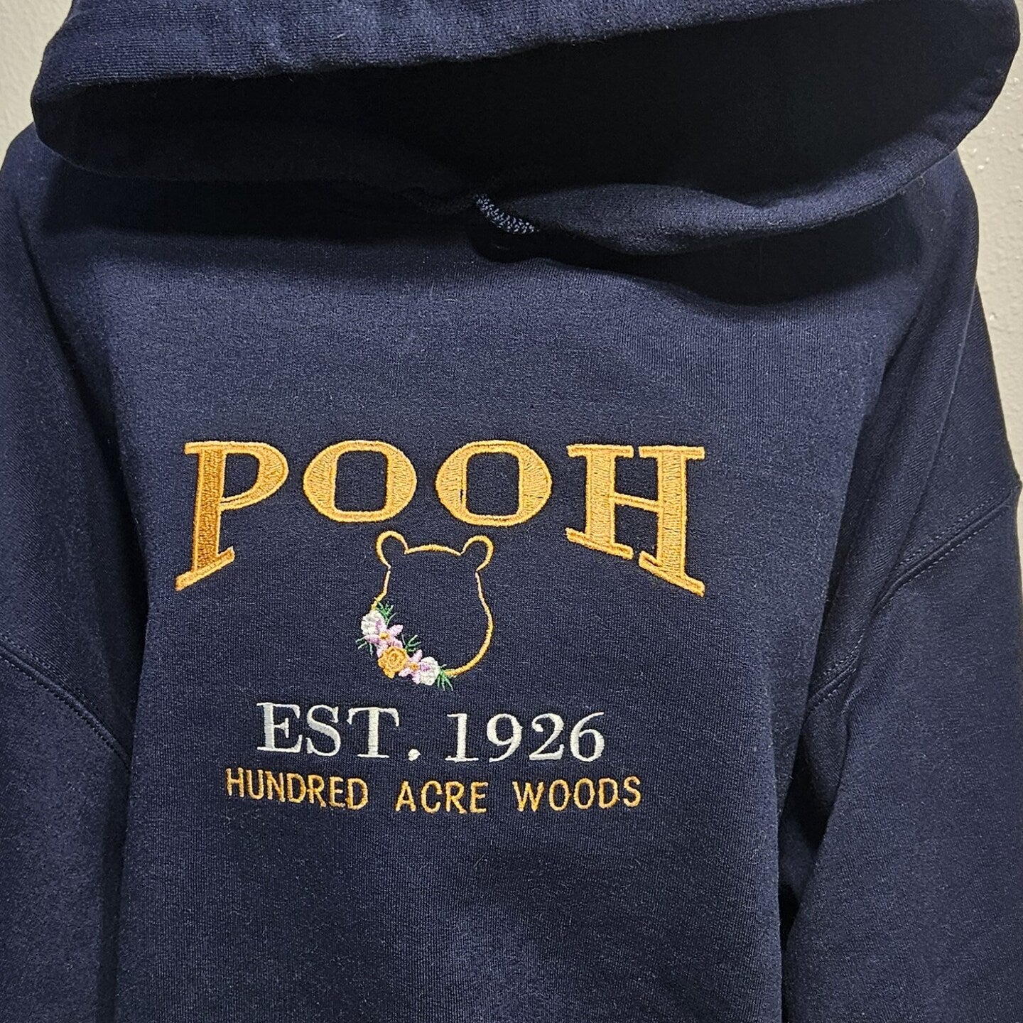 Embroidered Sweatshirt Hundred Acre Woods Pooh Fun Sweater Mother's Day Gift Soft Comfy Sweater Present Unisex Hoodie Custom Crewneck