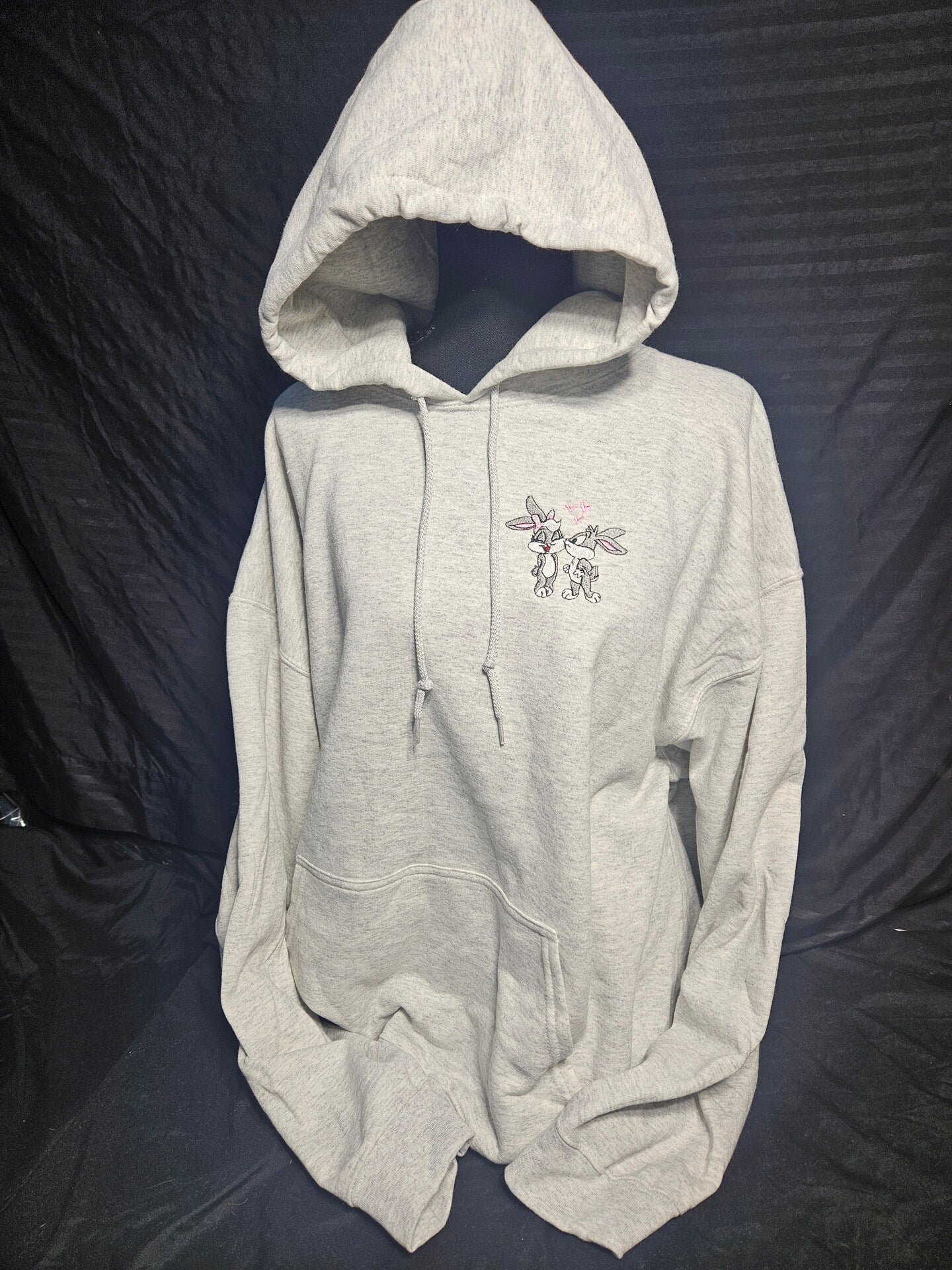 Embroidered Sweatshirt Bunnies Mother's Day Gift Soft Comfy Sweater Gift Custom Unisex Hoodie Custom Crewneck Animal Lover Present