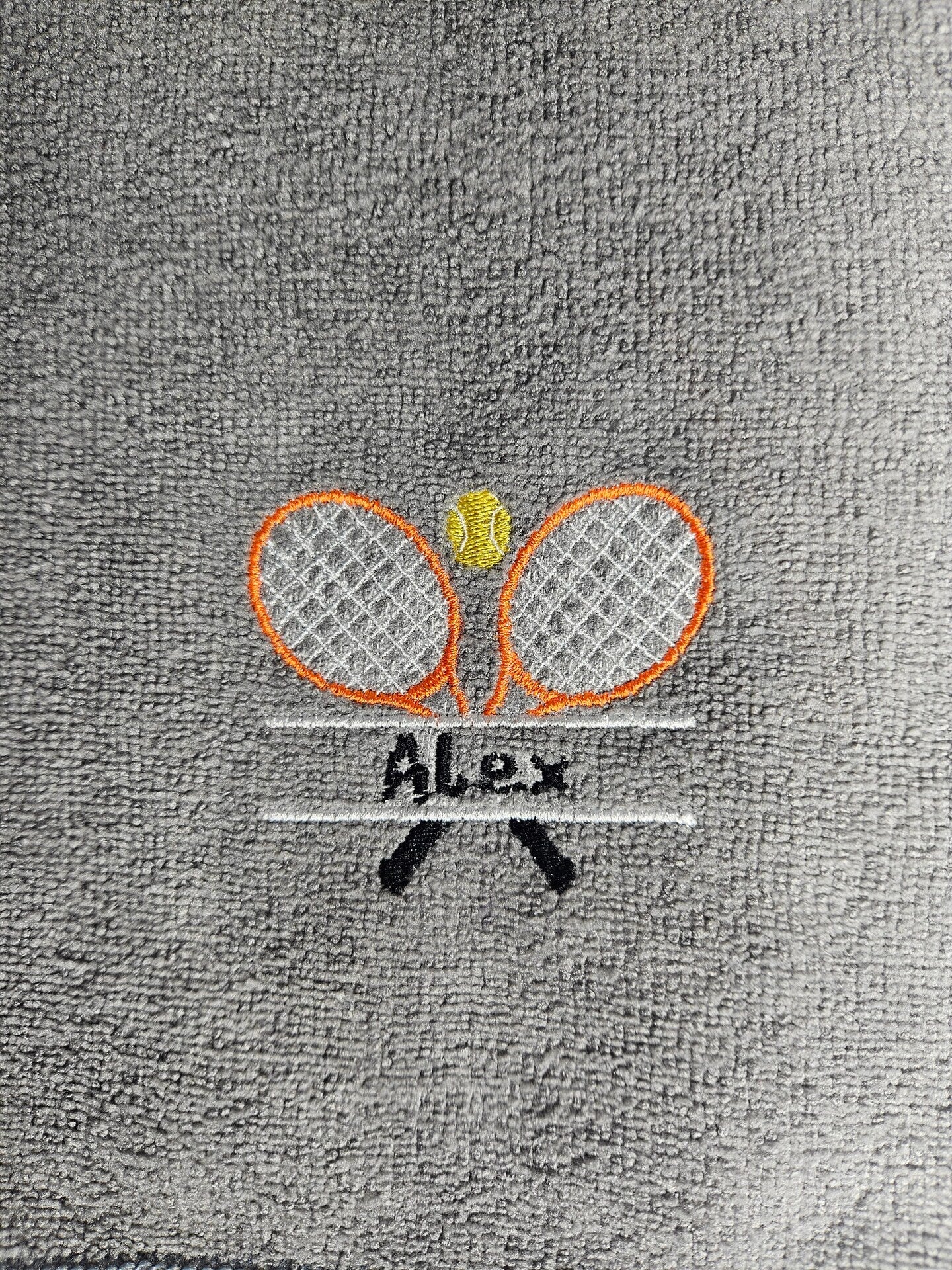 Personalized Embroidered Tennis Towel Microfiber Gym Cloth Fitness Minded Gift Coach Present Mother's Day Gift