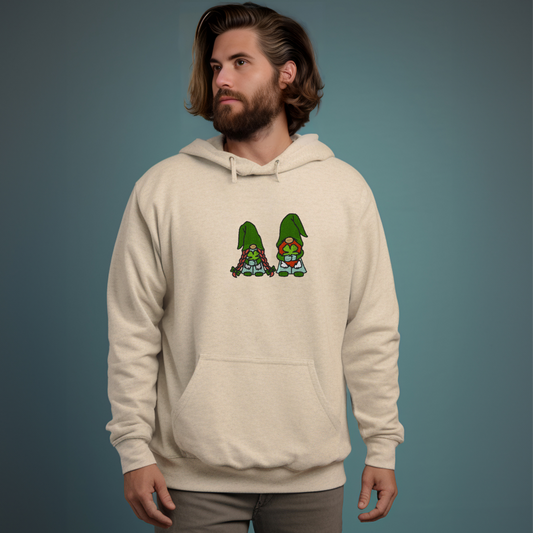 Embroidered Saint Patrick Day Gnomes Sweatshirt Soft Comfy Sweater Present Unisex Hoodie Embroidered Custom Crewneck Sweatshirt