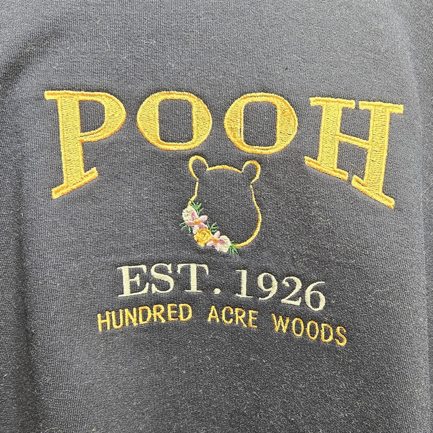 Embroidered Sweatshirt Hundred Acre Woods Pooh Fun Sweater Mother's Day Gift Soft Comfy Sweater Present Unisex Hoodie Custom Crewneck