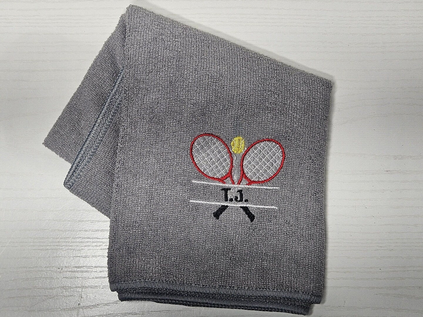 Personalized Embroidered Tennis Towel Microfiber Gym Cloth Fitness Minded Gift Coach Present Mother's Day Gift