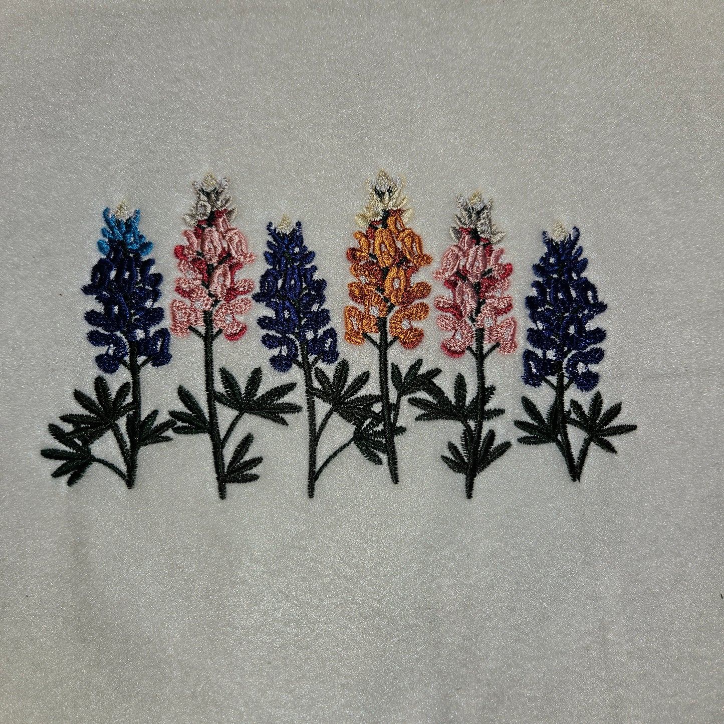 Embroidered Sweatshirt Six Lupines Sweater Comfy Gift Women's and Men's Pullover Present Unisex Hoodie Embroidered Custom Crewneck