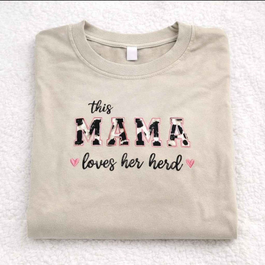 This Mama Embroidered T-shirt