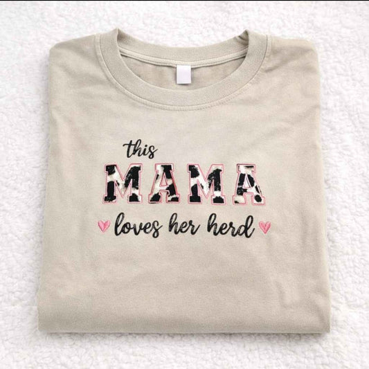 This Mama Embroidered T-shirt