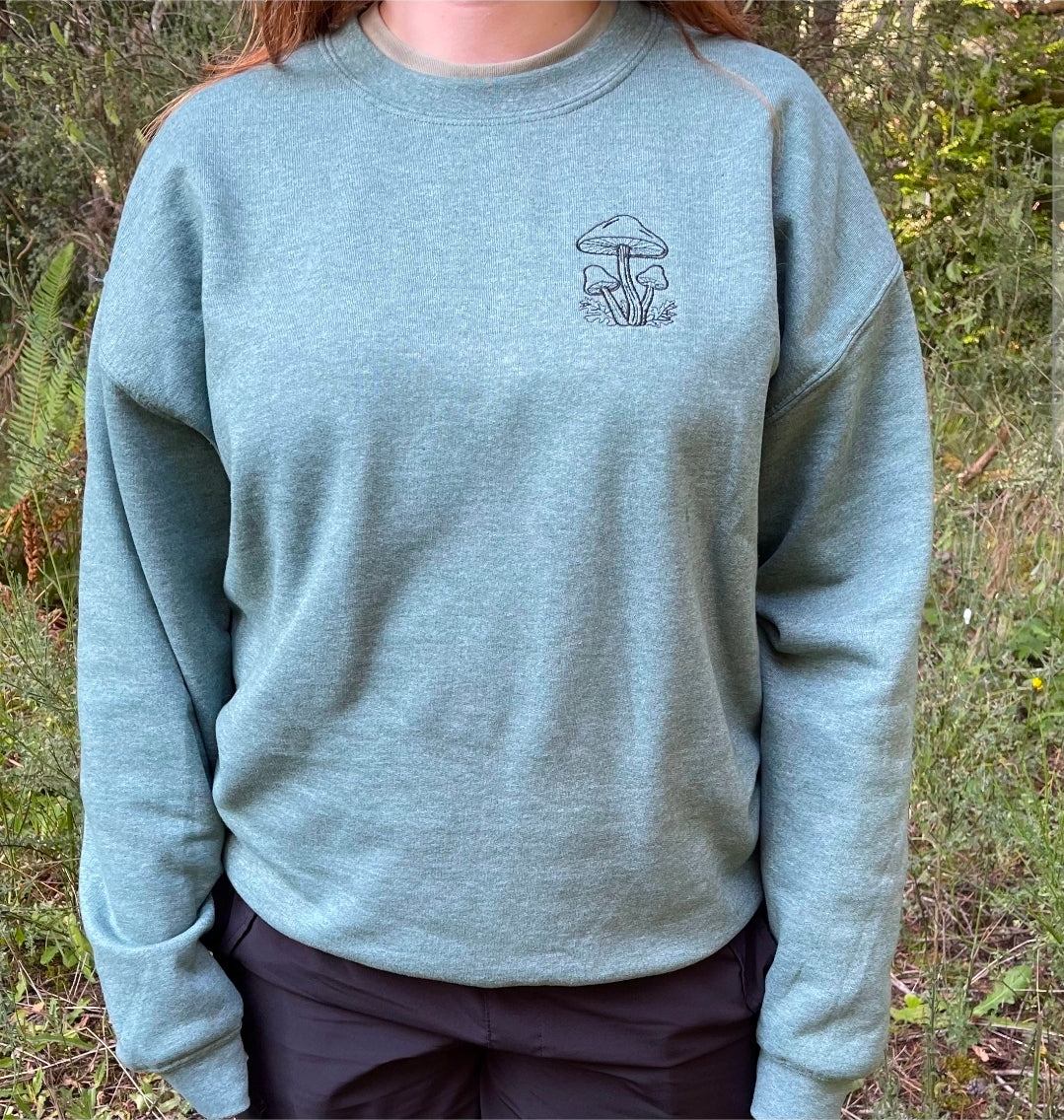 Forest Wildlife Embroidered Sweatshirt