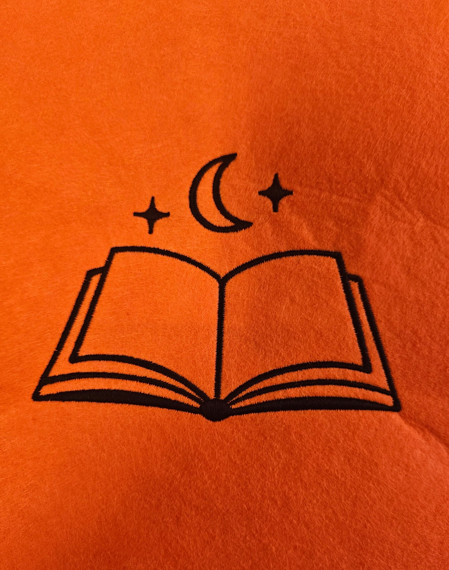 Moon & Book Embroidered Sweatshirt | Gildan | 11 Colors | Hoodie or Crewneck