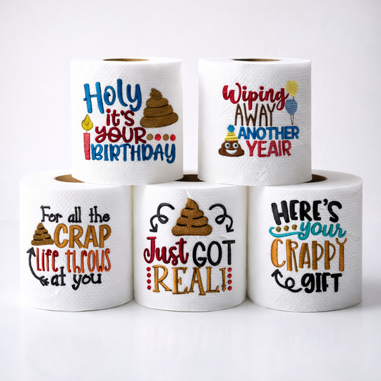 Embroidered Birthday Toilet Paper