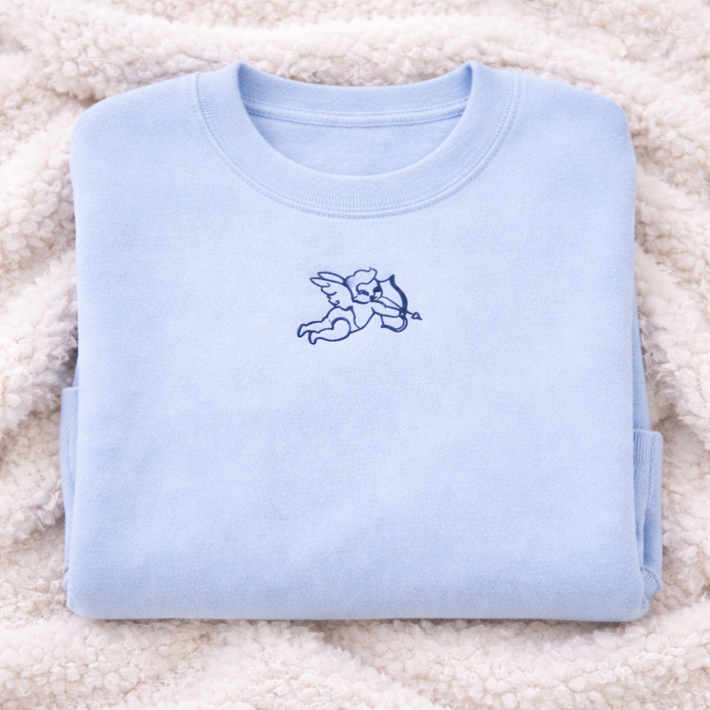 Cupid Embroidered Sweatshirt