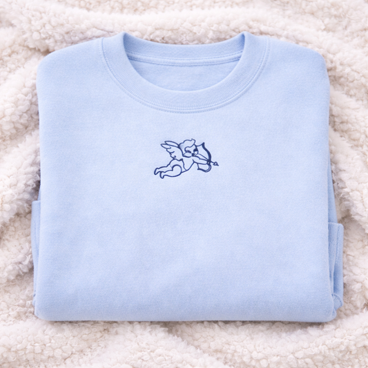 Cupid Embroidered Sweatshirt