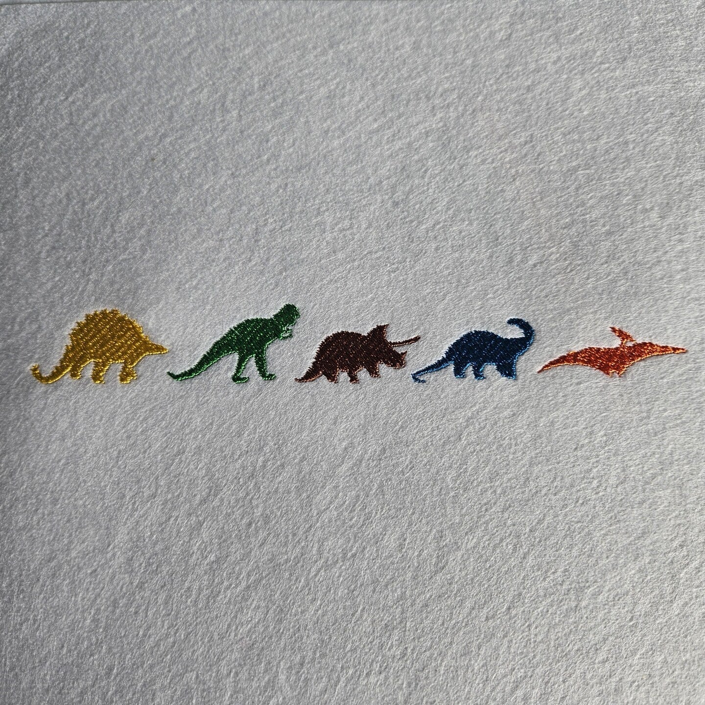 Embroidered Dinosaur T-Shirt | Comfort Colors Tee | 14 Colors Available | Minimal Dino Design | Made to Order