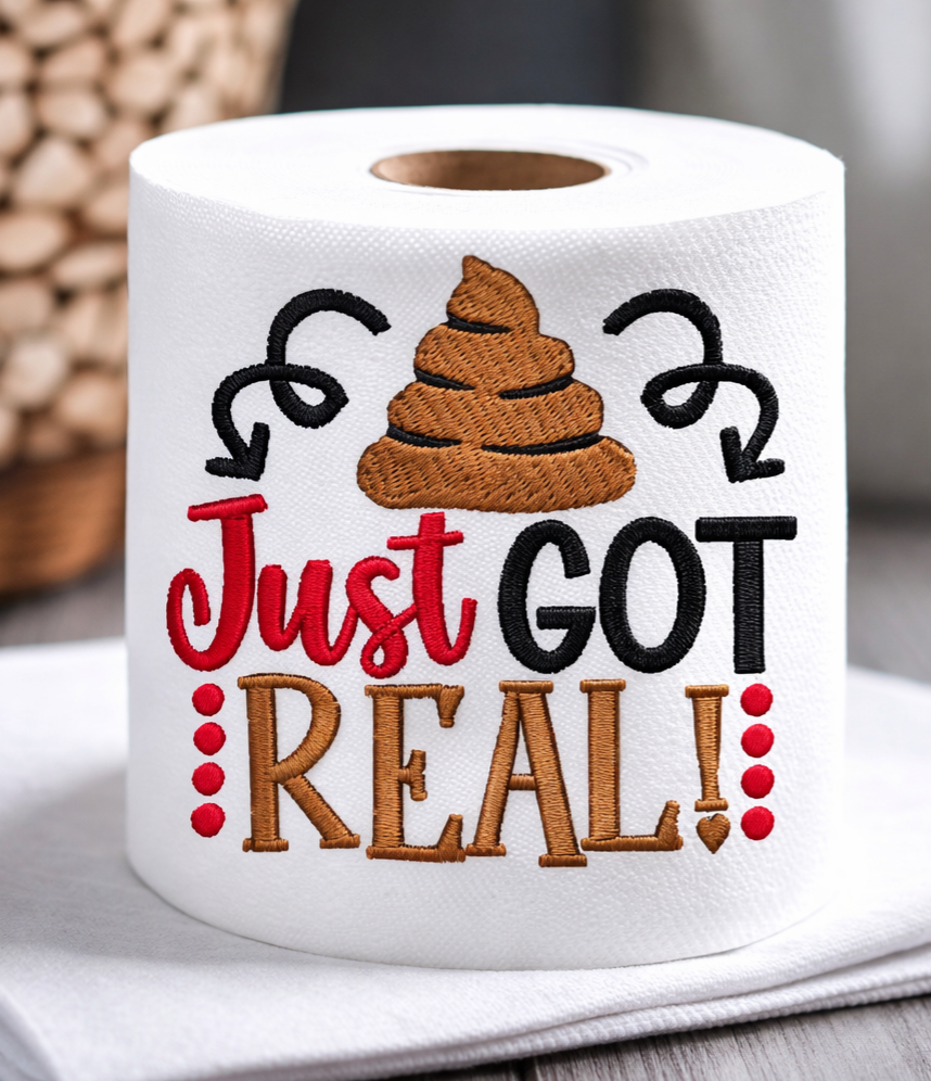 Embroidered Birthday Toilet Paper